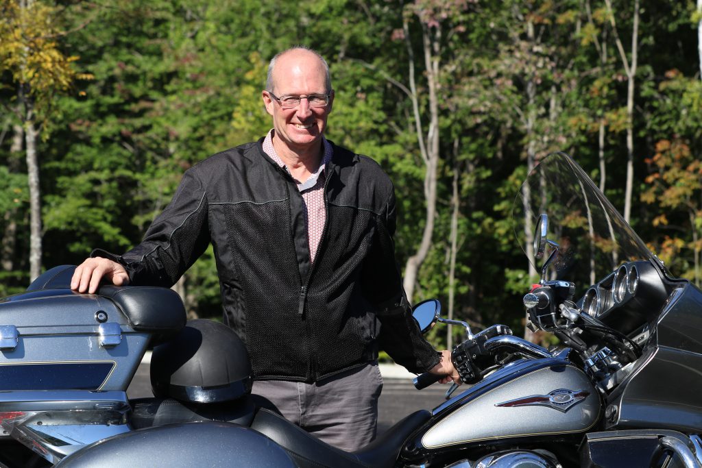 Director of Career Development Steve McFarland is an avid motorcyclist who loves adventure in both travel and career exploration.
