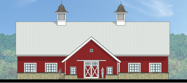 The livestock barn, scheduled to be completed within 3 years, will be home to a small sheep farm.